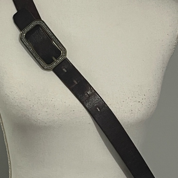 Bundle of 2 leather belts, one dark brown and one light brown size XL - Picture 1 of 5